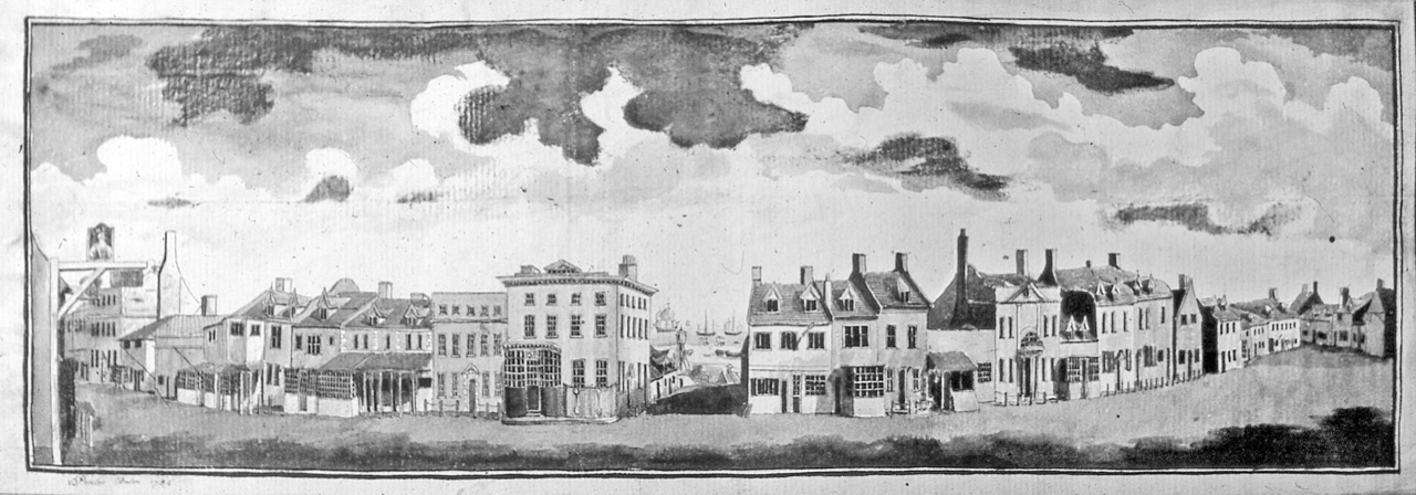 Powles 1784 view of the High Street 