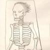 Death’s Dart - part of the grave memorial of Thomas Annot in St. Margaret’s Church, drawn and engraved by John Sell Cotman.