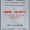  Frank Colby's  advert from Lowestoft Corporation Street Map circa 1954