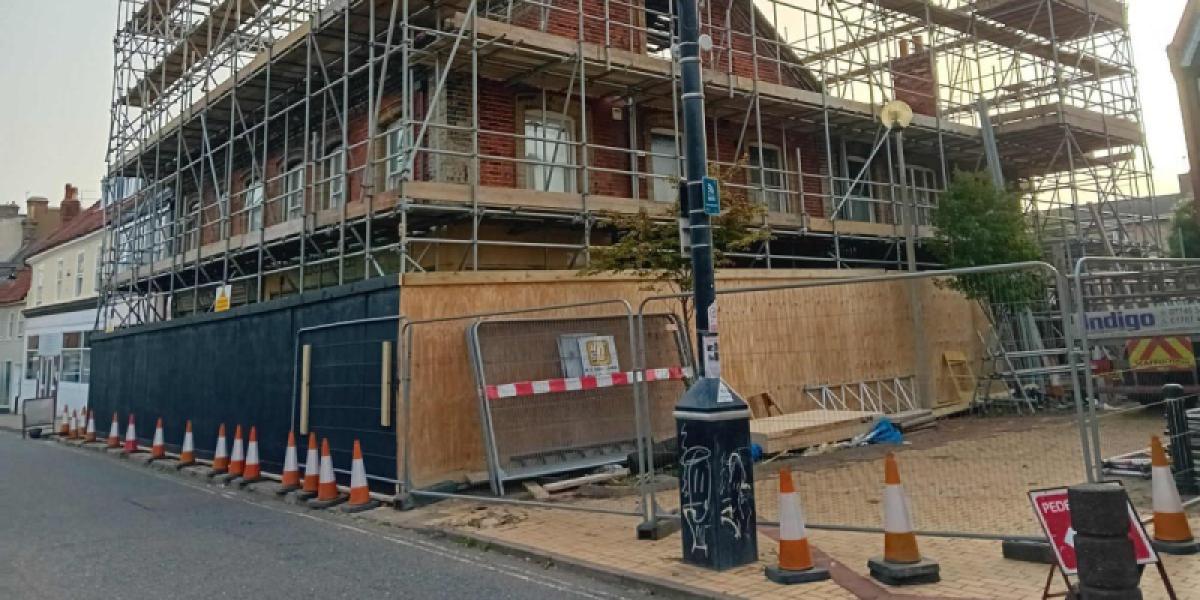  Image: scaffolding almost there