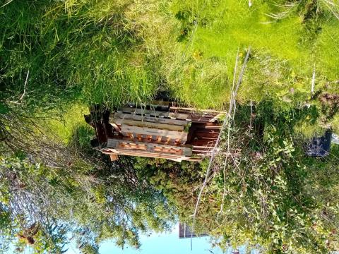  image of palletts upside down