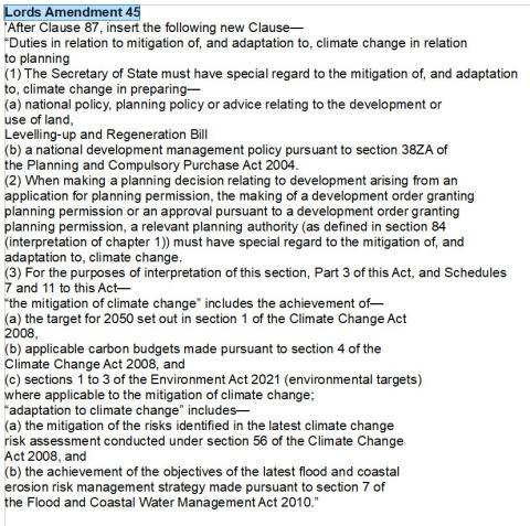 Image: Regeneration Bill Amendment