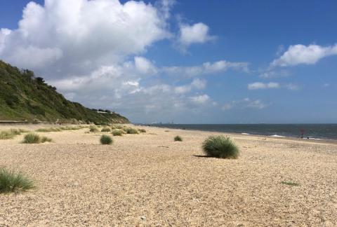 Corton-Gunton beach area, to the north of Lopham Score (now,Tramp’s Alley) - half a mile or so wider during the 1660s than it is now. Location of the post which marked the limit of Yarmouth's trading jurisdiction, established in 1663