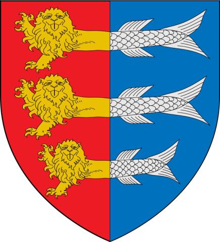 Great Yarmouth Borough Arms (awarded in 1357)