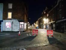 Image: High Street closed