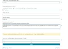 Example of fly-tip report page
