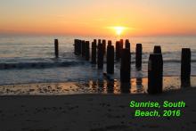 Sunrise on South Beach J Ellerby